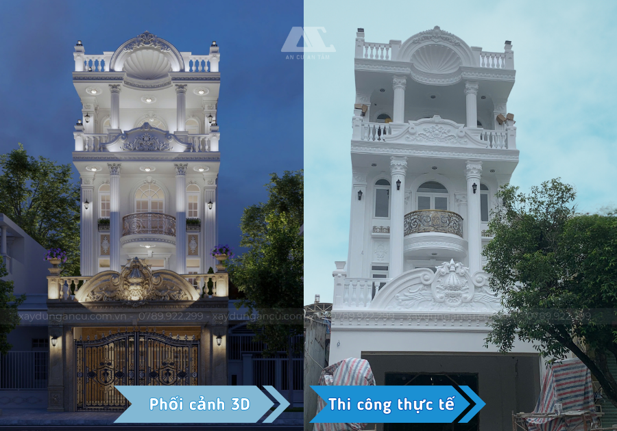 Thiết kế thi công xây dựng biệt thự trọn gói