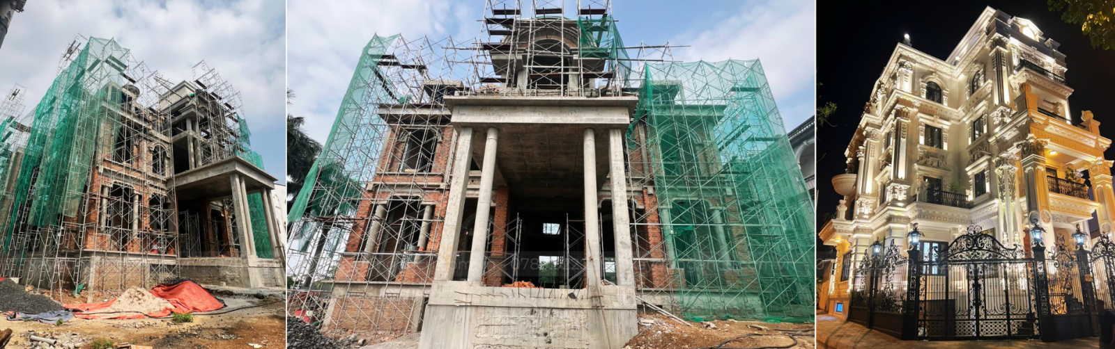 Thiết kế thi công xây dựng biệt thự