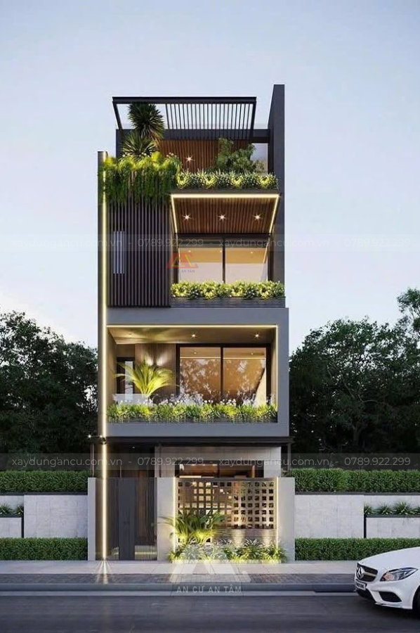 Mẫu thiết kế nhà hướng Tây Nam 