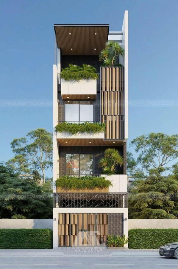Cây xanh và thông gió tự nhiên