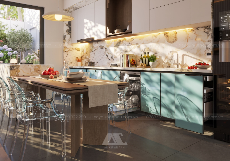 Thiết kế nhà phố 3 tầng hiện đại