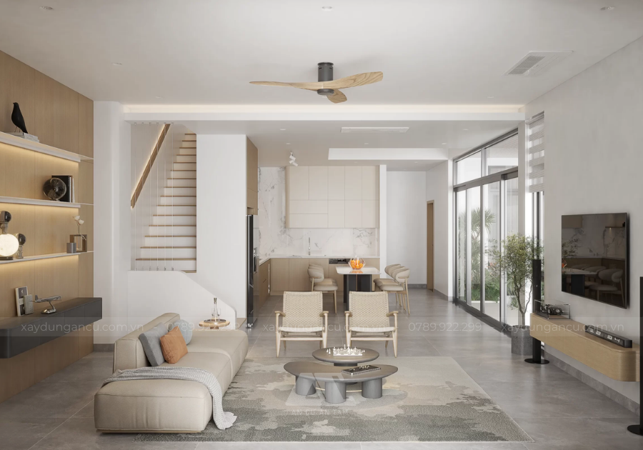 Thiết kế thi công nội thất nhà phố