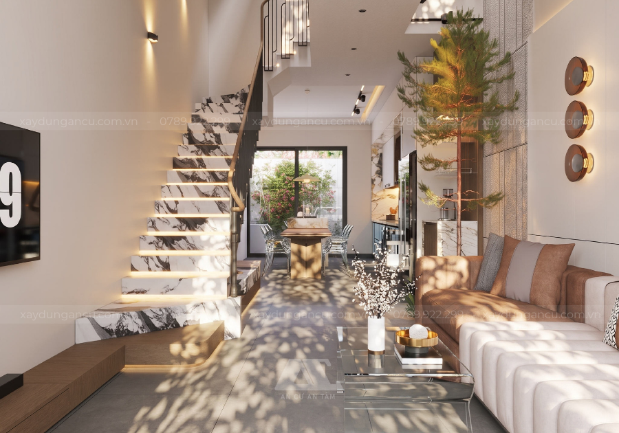 Thiết kế thi công nội thất nhà phố