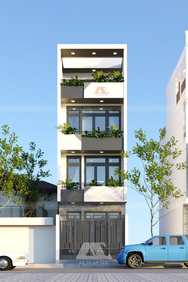 Mẫu thiết kế nhà phố 3 tầng